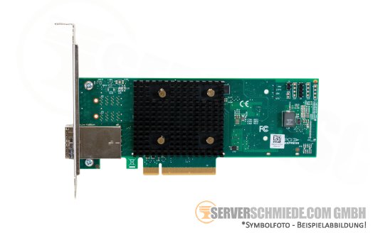 Broadcom SAS 9500-8e PCIe x8 4.0 2x SFF-8644 12G SAS3 SATA NVMe Tri-Mode HBA for HDD SSD JBOD Controller (ZFS, Ceph)