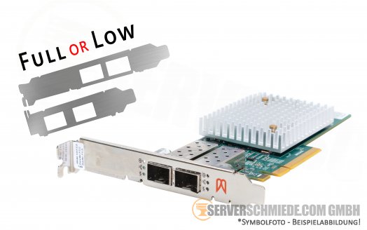 Brocade 18602 2x 10GbE / 2x 16Gb FC Fibre Channel Converged Dual Port SFP+ PCIe  Controller (MS Server 2019, Linux)