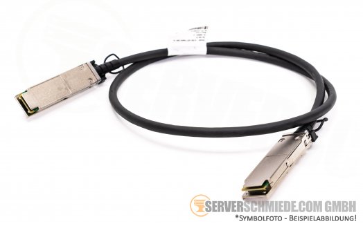 Brocade 85cm Kabel DAC copper 40Gb 2x QSFP+ 40 Gigabit 56 Gigabit Ethernet Infiniband FC cable 58-0000033-01
