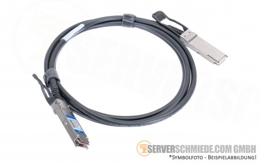 Brocade 2m Kabel DAC copper 40Gb 2x QSFP 40 / 56 Gigabit Ethernet Infiniband cable 40G-QSFP-C-0201