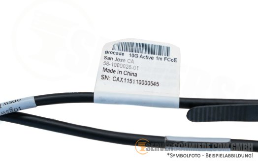 Brocade FCoE Cable 1m (3ft) 10G SFP+ 58-1000026-01