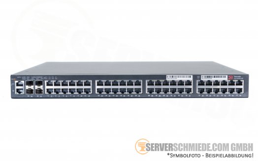 Brocade Foundry ICX 6450-48 48x 1GbE Cooper RJ-45 active 4x SFP+ 2x 10G / 1x 1G L3 managed Network Switch 19" 1U