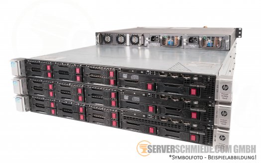 Ceph Storage HA Cluster - 3x HP Proliant DL360 Gen8 + Quanta 10GbE SFP+ switch High Availability Converged HCI PetaSAN - Proxmox Ceph