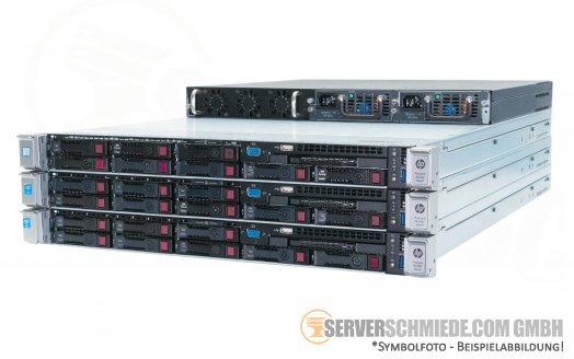 Ceph Storage HA Cluster - 3x HP Proliant DL360 Gen9 + Quanta 10GbE SFP+ switch High Availability Converged HCI PetaSAN - Proxmox Ceph