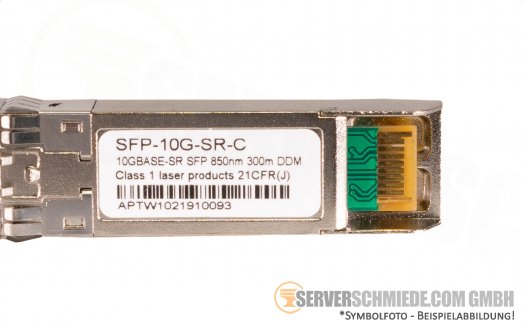 10G Transceiver modul SFP+ SFP-10G-SR-C SR 850nm 300m 21CFR(J)