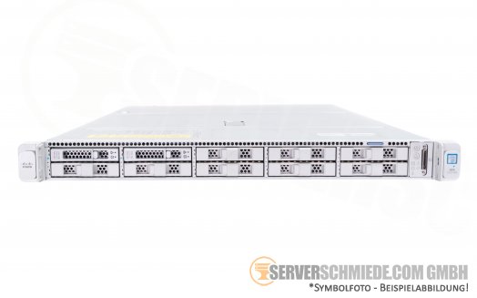 Cisco C220 M5 10x 2,5" SFF 2x Intel XEON Scalable LGA3647 DDR4 ECC Raid 2x PSU 1U 19" Rack Server -CTO-