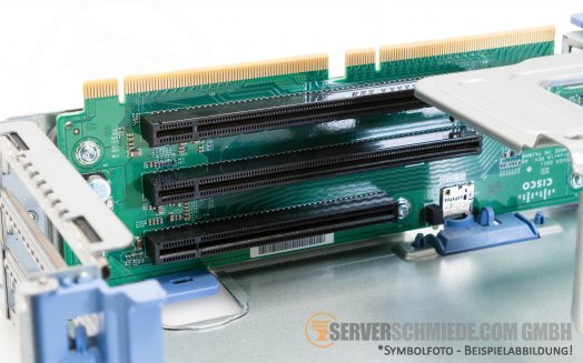 Cisco C240 M5 Riser Slot 3 PCIe x8 Slot 2 PCIe x16 Slot 1 PCIe x8 648.00V05:0011 with Cage 74-106033-01 A0