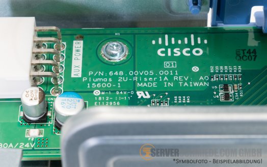Cisco C240 M5 Riser Slot 3 PCIe x8 Slot 2 PCIe x16 Slot 1 PCIe x8 648.00V05:0011 with Cage 74-106033-01 A0