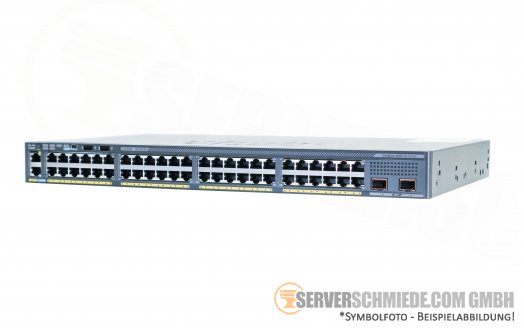 Cisco Catalyst 2960X 48x 1GbE RJ-45 copper 2x 10Gb SFP+ WS-C-2960X-48TD-L V06 19