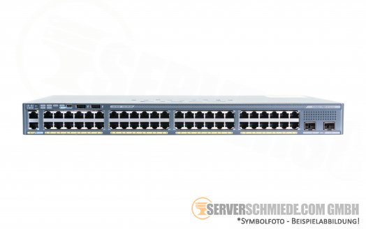 Cisco Catalyst 2960X 48x 1GbE RJ-45 copper 2x 10Gb SFP+ WS-C-2960X-48TD-L V06 19