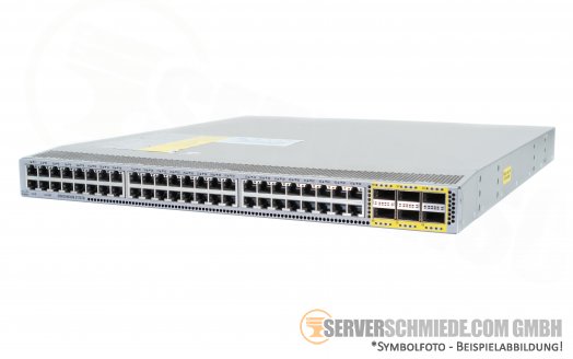 Cisco Nexus N3K-C3172TQ-10GT Switch 48x 10GbE RJ-45 copper 6x 40 GbE QSFP+  2x PSU 4x FAN Layer fully managed 19