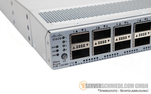 Cisco Nexus 9300 N9K-C9336C-FX2 Network Switch 36x 100GbE QSFP28 19