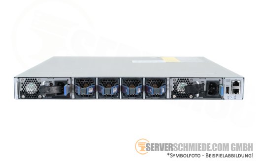 Cisco Nexus N3K-C3172TQ-10GT Switch 48x 10GbE RJ-45 copper 6x 40 GbE QSFP+  2x PSU 4x FAN Layer fully managed 19