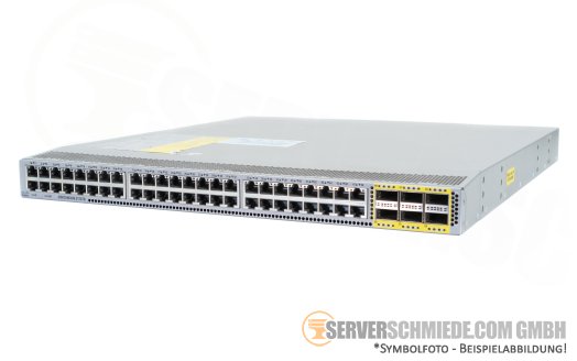 Cisco Nexus N3K-C3172TQ-10GT Switch 48x 10GbE RJ-45 copper 6x 40 GbE QSFP+  2x PSU 4x FAN Layer fully managed 19