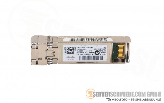 Cisco SFP-DS-SFP-FC16G-SW Duplex LC 16Gb SFP+ Transceiver 850nm