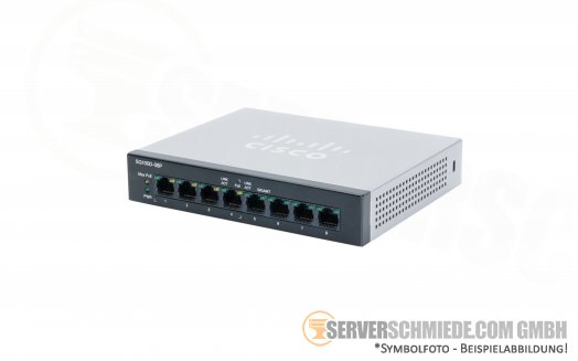 Cisco SG100D-08P 8-Port 1GbE Gigabit RJ-45 Desktop Ethernet Network Switch 4-Port PoE