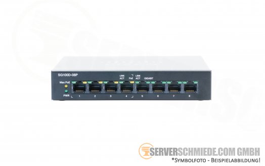 Cisco SG100D-08P 8-Port 1GbE Gigabit RJ-45 Desktop Ethernet Network Switch 4-Port PoE