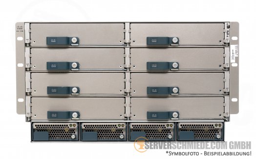 Cisco UCS 5108 Blade Server Chassis B200 M3 M4 M5 B420 inkl. 4x PSU 2x UCS-2204XP 4-Port 10G Extender