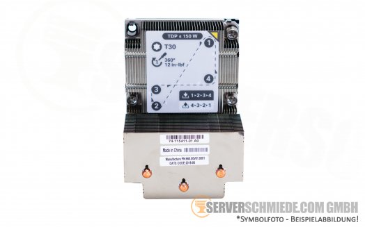 Cisco UCS C240 M5 Heatsink CPU Kühler max 150W TDP 74-115411-01