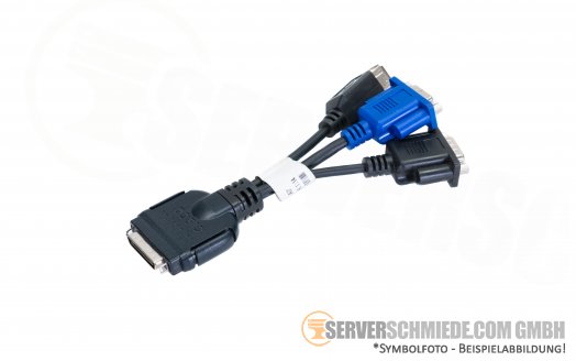 Cisco UCS KVM Adapter 2x USB 1x VGA 1x serial 37-1016-01