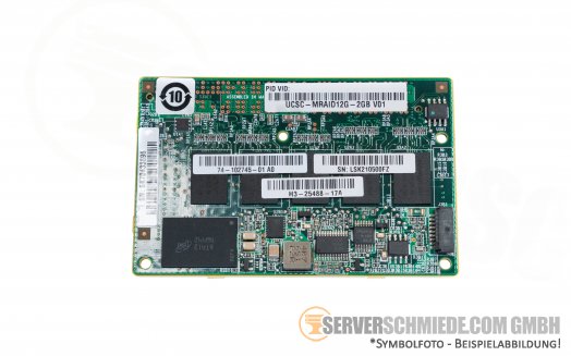 Cisco UCSC-MRAID12G 12G SAS RAID Controller 2x SFF-8643 for HDD SSD 2Gb Cache Raid 0, 1, 10 , 5, 6, 50, 60 with BBU