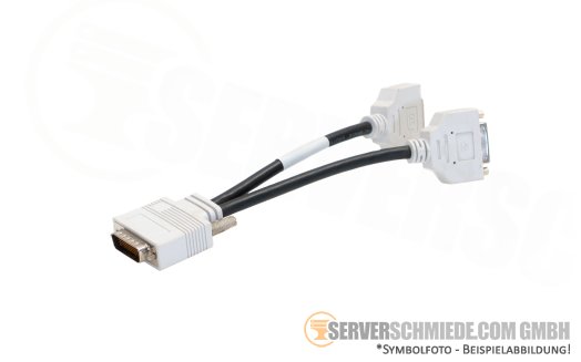 Compupack DVI Splitter Y Cable DMS-59 15 126502A001-001-01-RS1