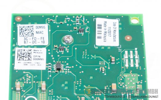Dell 000M95 Intel XXV710-DA2 2x 25/10GbE SFP28 PCIe x8 Optical Converged Ethernet Controller SR-IOV