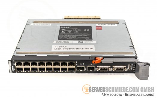 Dell 03HN8Y M1000E PowerConnect M6348 Switch 1GbE / 10GbE 48 Port