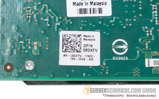 Dell 08DKFV Intel XL710-QDA2 Dual Port - 2x 40GbE PCIe x8 QSFP+ PCIe x8 Netzwerkkarte LAN Controller