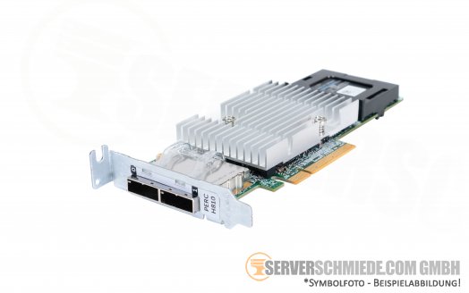 Dell 0NDD93 PERC H810 6G SAS SATA 1GB PCIe x8 Raid Controller HDD SSD Raid: 0, 1, 5, 6, 10, 50, 60 2x SFF-8088 extern