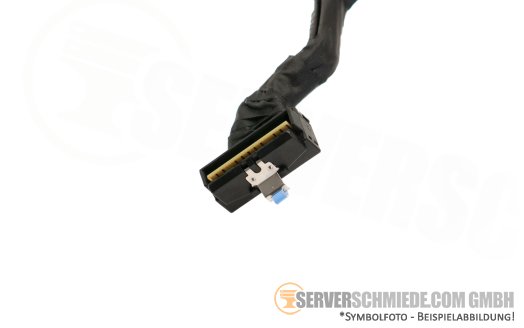 Dell 0NMRJN R740 R740xd 16x/24x SFF PERC H350 H750 SAS Kabel 1x SFF-8654 winkel to 2x SFF-8643 winkel