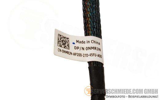 Dell 0NMRJN R740 R740xd 16x/24x SFF PERC H350 H750 SAS Kabel 1x SFF-8654 winkel to 2x SFF-8643 winkel