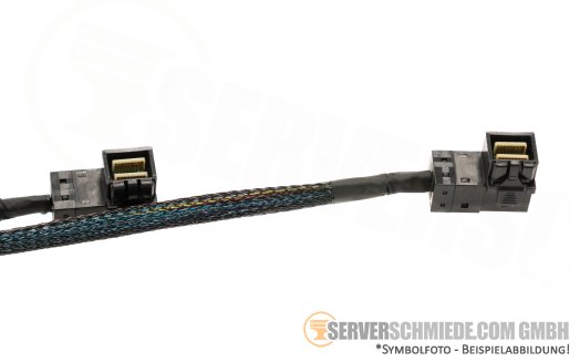 Dell 0YCT6G R740 8x SFF PERC H750 H350 SAS Kabel 1x SFF-8654 winkel to 2x SFF-8643 winkel