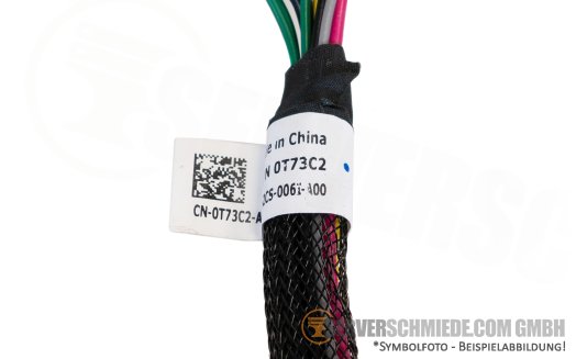 Dell 10cm Rear Backplane Power Kabel cable 8-pin to 12-pin R750xs 0T73C2