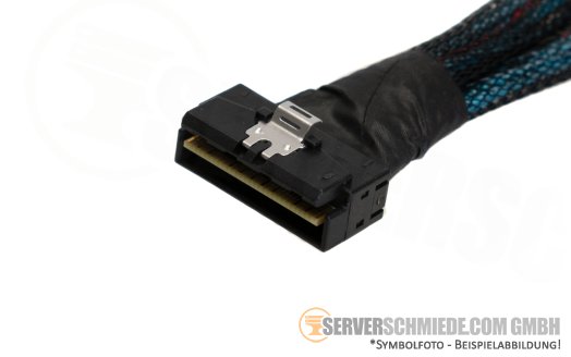 Dell 10cm Backplane to front PERC Controller Kabel 1x SFF-8654 winkel to 2x SFF-8654 gerade R750 H755N 0XKFCT