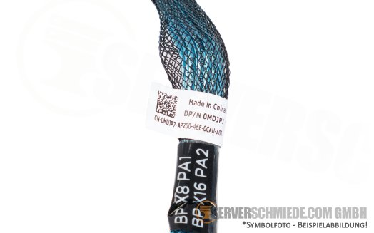 Dell 10cm NVMe Kabel cable 1x SFF-8654 gerade to 1x SFF-8654 gerade R760 0MDJP7