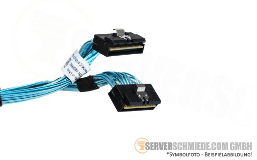 Dell 10cm XGMI Kabel cable 2x SFF-8654 gerade to 2x SFF-8654 gerade R6525 0K0MWC 097NR9