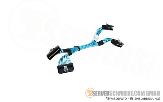 Dell 10cm XGMI Kabel cable 2x SFF-8654 gerade to 2x SFF-8654 gerade R6525 0K0MWC 097NR9