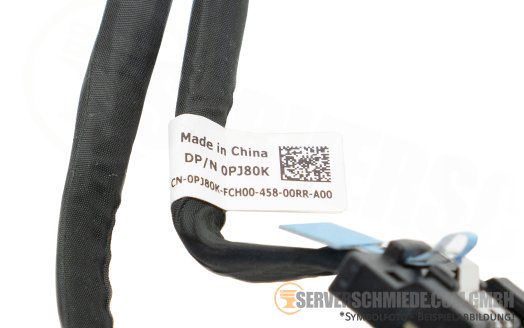 Dell 11 / 13cm Backplane to front PERC Controller Kabel cable 1x SFF-8654 8i gerade to 2x SFF-8654 8i gerade R760 0HWWR5