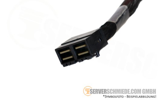 Dell 110cm SAS Kabel 2x SFF-8643 (double) winkel to 2x SFF-8643 (double) gerade 094YG9