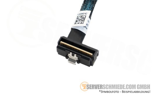 Dell 11cm BOSS S2 SAS Kabel cable 1x SFF-8654 8i gerade to 1x SFF-8654 4i gerade R6525 0WKXH7