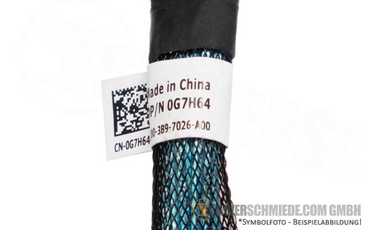 Dell 12cm NVMe Kabel cable 1x SFF-8654 8i gerade to 1x SFF-8654 8i gerade R760 24xSFF 0G7H64