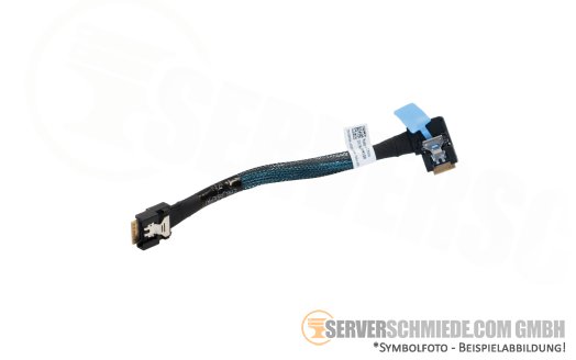 Dell 13cm BOSS N1 NVMe Kabel cable 1x SFF-8654 4i gerade to 1x SFF-8654 4i winkel 09MYRR