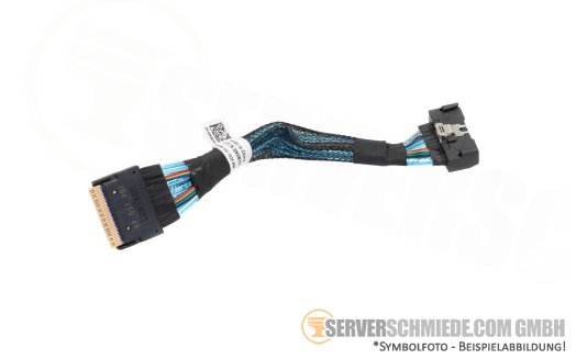 Dell 13cm NVMe Kabel cable 1x SFF-8654 gerade to 1x SFF-8654 gerade R760 0NVRYV
