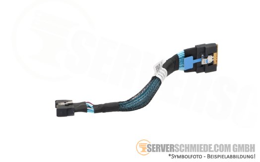 Dell 13cm NVMe Kabel cable 1x SFF-8654 gerade to 1x SFF-8654 gerade R760 0XVYCR
