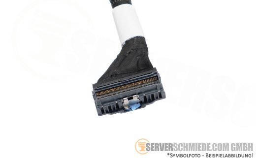 Dell 14cm NVMe Kabel cable 1x SFF-8654 8i gerade to 1x SFF-8654 8i winkel R760 24xSFF 0K3PC5