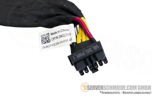 Dell 15cm Backplane Power Kabel Box 1 1x 12-pin gerade to 1x 12-pin gerade R7615 R760 0KGTF4