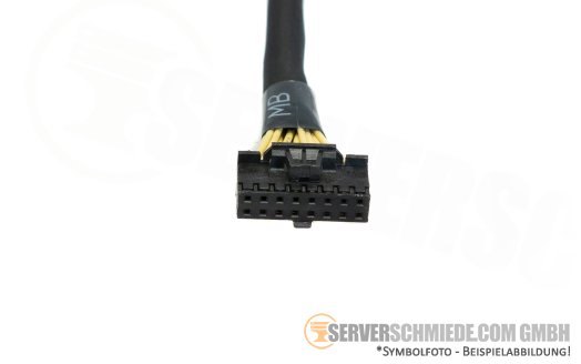 Dell 15cm Backplane Signal Kabel 1x 16-pin gerade to 1x 16-pin gerade R940 0FH049