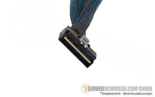 Dell 15cm Backplane to front PERC Controller Kabel 1x SFF-8654 winkel to 2x SFF-8654 gerade R750xs H755N 0Y0N4C