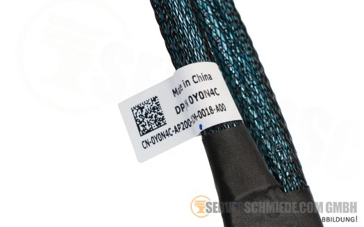 Dell 15cm Backplane to front PERC Controller Kabel 1x SFF-8654 winkel to 2x SFF-8654 gerade R750xs H755N 0Y0N4C